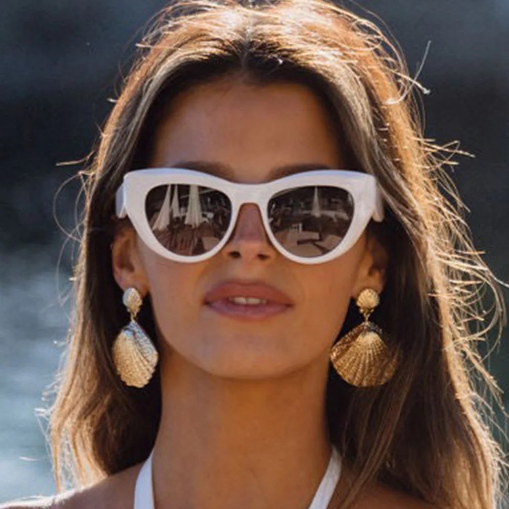 12th Tribe Bienvenue White Sunglasses